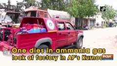 One dies in ammonia gas leak at factory in AP's Kurnool