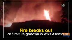 Fire breaks out at furniture godown in WB's Asansol