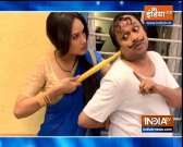& TV stars begin shooting for their shows with necessary precautions