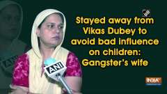 Stayed away from Vikas Dubey to avoid bad influence on children: Gangster's wife