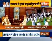 Political crisis: Congress MLAs raise Slogans at Raj Bhavan in Jaipur