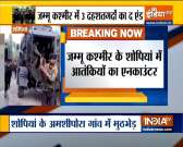 3 terrorists gunned down by security forces in J&K's Shopian