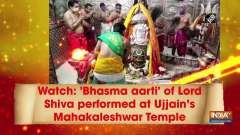 Watch: 'Bhasma aarti' of Lord Shiva performed at Ujjain's Mahakaleshwar Temple