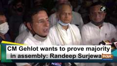 CM Gehlot wants to prove majority in assembly: Randeep Surjewala