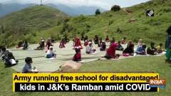 Army running free school for disadvantaged kids in J and K's Ramban amid COVID