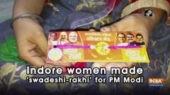 Indore women made 'swadeshi-rakhi' for PM Modi