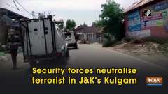 Security forces neutralise terrorist in JandK's Kulgam