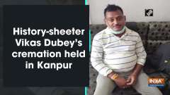 History-sheeter Vikas Dubey's cremation held in Kanpur