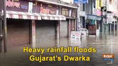 Heavy rainfall floods Gujarat's Dwarka