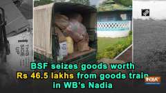 BSF seizes goods worth Rs 46.5 lakhs from goods train in WB's Nadia