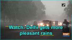 Watch: Delhi get more pleasant rains