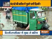 Heavy rainfall lashes parts of Delhi-NCR, IMD says thundershowers likely to continue till tuesday