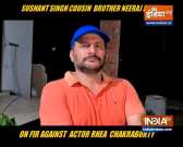 Sushant Singh Rajput's cousin brother opens up on FIR against Rhea Chakraborty