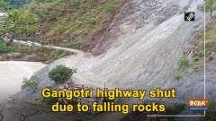 Gangotri highway shut due to falling rocks