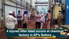 4 injured after blast occurs at chemical factory in AP's Nellore