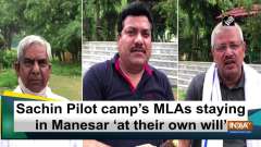 Sachin Pilot camp's MLAs staying in Manesar 'at their own will'