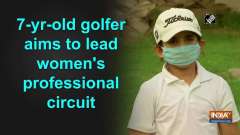 7-year-old golfer aims to lead women's professional circuit