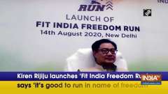 Kiren Rijiju launches 'Fit India Freedom Run', says 'it's good to run in name of freedom'