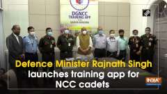 Defence Minister Rajnath Singh launches training app for NCC cadets