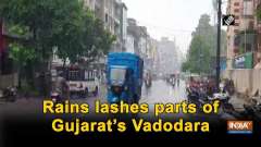 Rains lashes parts of Gujarat's Vadodara