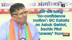 BJP will bring 'no-confidence motion': GC Kataria on Ashok Gehlot, Sachin Pilot 'uneasy' truce