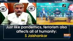 Just like pandemics, terrorism also affects all of humanity: S Jaishankar