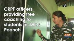 CRPF officers providing free coaching to students in JK's Poonch