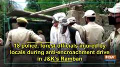 18 police, forest officials injured by locals during anti-encroachment drive in JK's Ramban