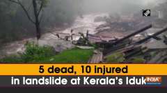 5 dead, 10 injured in landslide at Kerala's Idukki