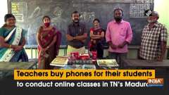 Teachers buy phones for their students to conduct online classes in TN's Madurai