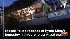 Bhopal Police reaches at Pyare Mian's bungalow in Indore to carry out probe