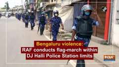 Bengaluru violence: RAF conducts flag-march within DJ Halli Police Station limits