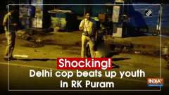 Shocking! Delhi cop beats up youth in RK Puram