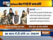 Defence Minister Rajnath Singh announces import embargo on 101 defence items