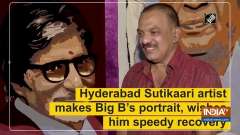 Hyderabad Sutikaari artist makes Big B's portrait, wishes him speedy recovery