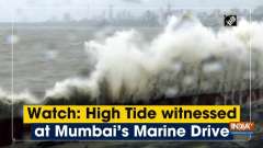 Watch: High Tide witnessed at Mumbai's Marine Drive