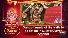 Ganpati made of dry fruits to be set up in Surat's COVID hospital