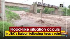 Flood-like situation occurs in JandK's Rajouri following heavy rainfall