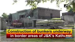 Construction of bunkers underway in border areas of J&K's Kathua
