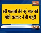 Amid protests against Farm Bills govt announces new MSP for Rabi Crops