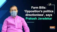 Farm Bills: 'Opposition's politics directionless', says Prakash Javadekar