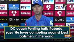 DC coach Ponting hails Rabada, says 'He loves competing against best batsmen in the world'
