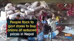 People flock to govt stores to buy onions at reduced prices in Nepal