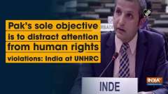 Pak's sole objective is to distract attention from human rights violations: India at UNHRC