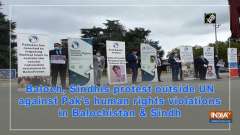 Protest outside UN against Pak's human rights violations in Balochistan and Sindh