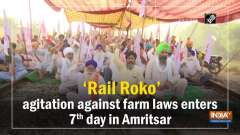 'Rail Roko' agitation against farm laws enters 7th day in Amritsar