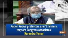 Nation knows protestors aren't farmers, they are Congress associates: Narendra Tomar