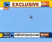 Rafale' fighter jet flies near LAC