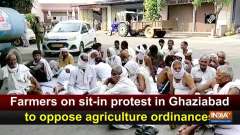 Farmers on sit-in protest in Ghaziabad to oppose agriculture ordinances