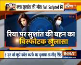 Sushnat Singh Rajput's sister makes explosive revelations about Rhea Chakraborty
